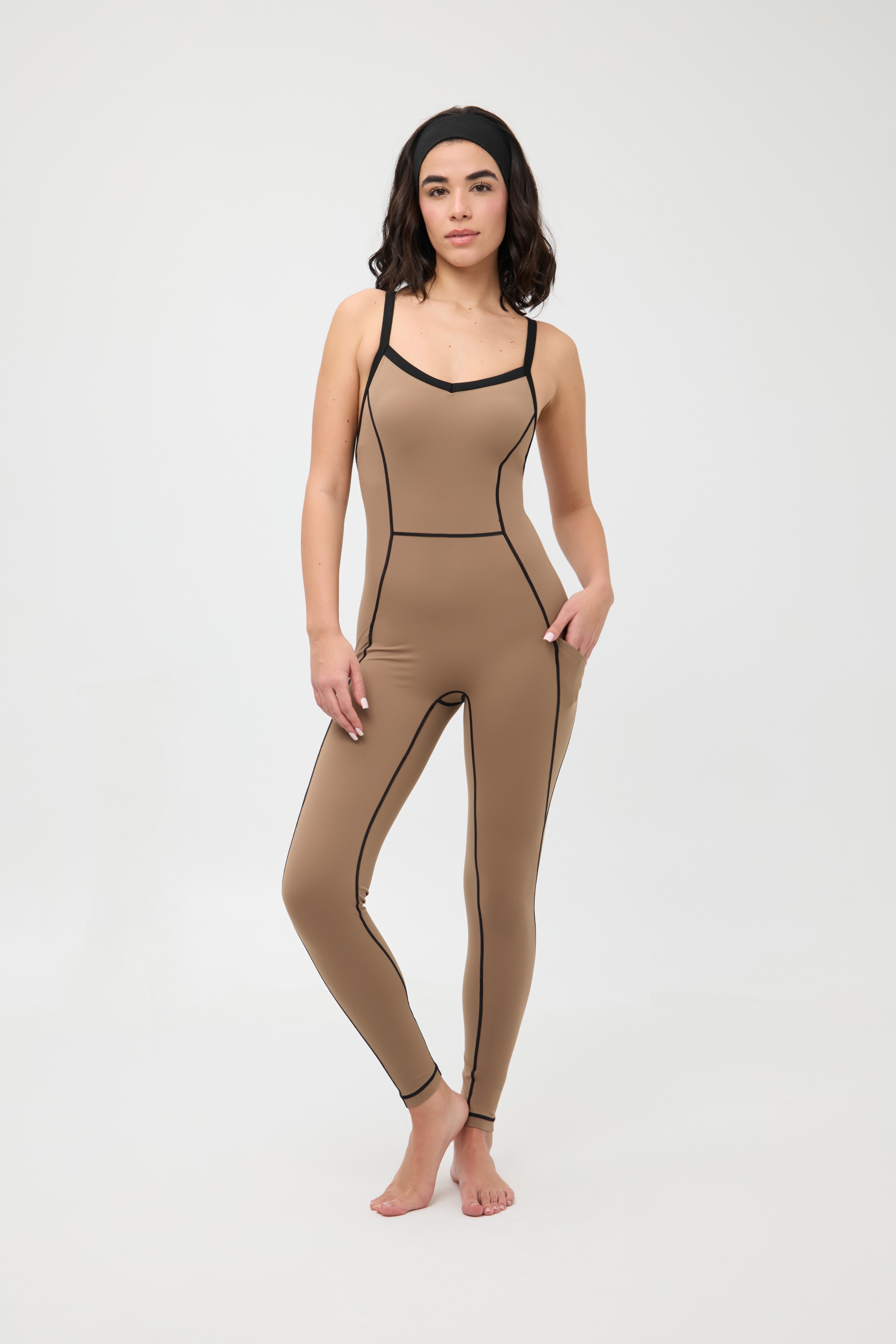 Combinaison de Sport Rythme Mocha