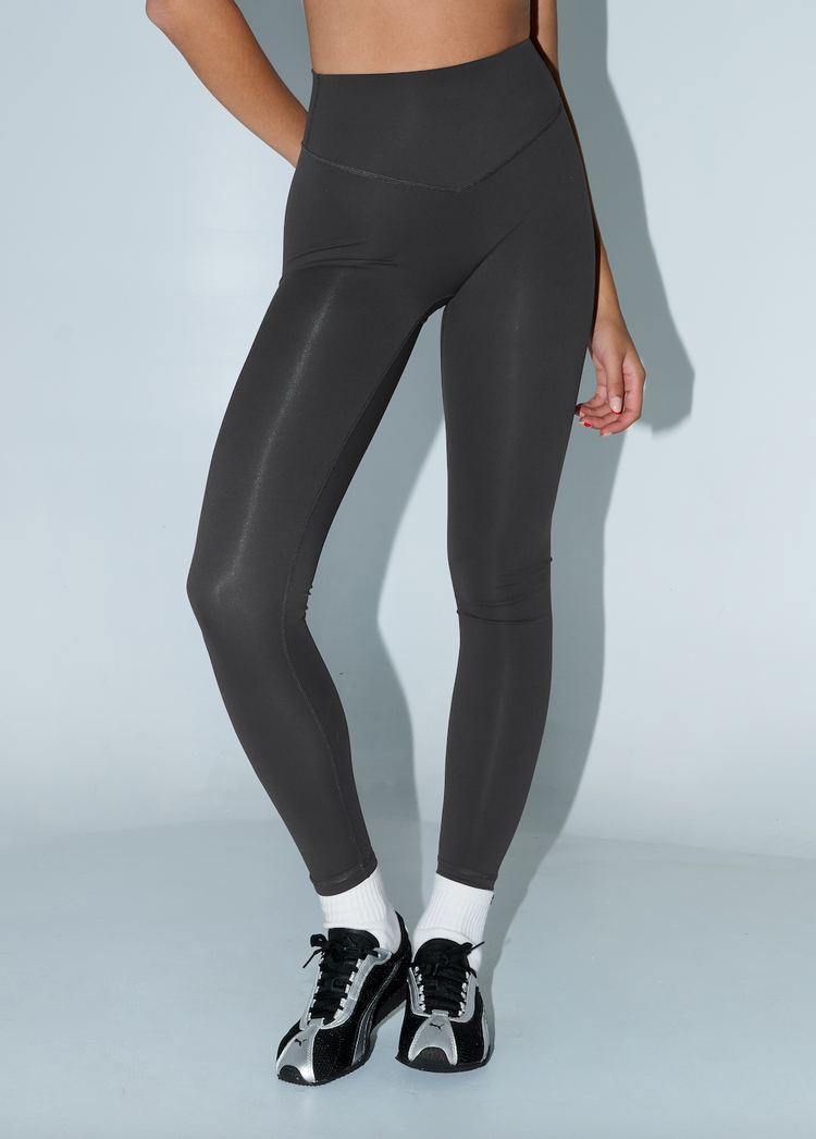 Legging Hybride Taille Haute Asphalt – Athleisure Premium