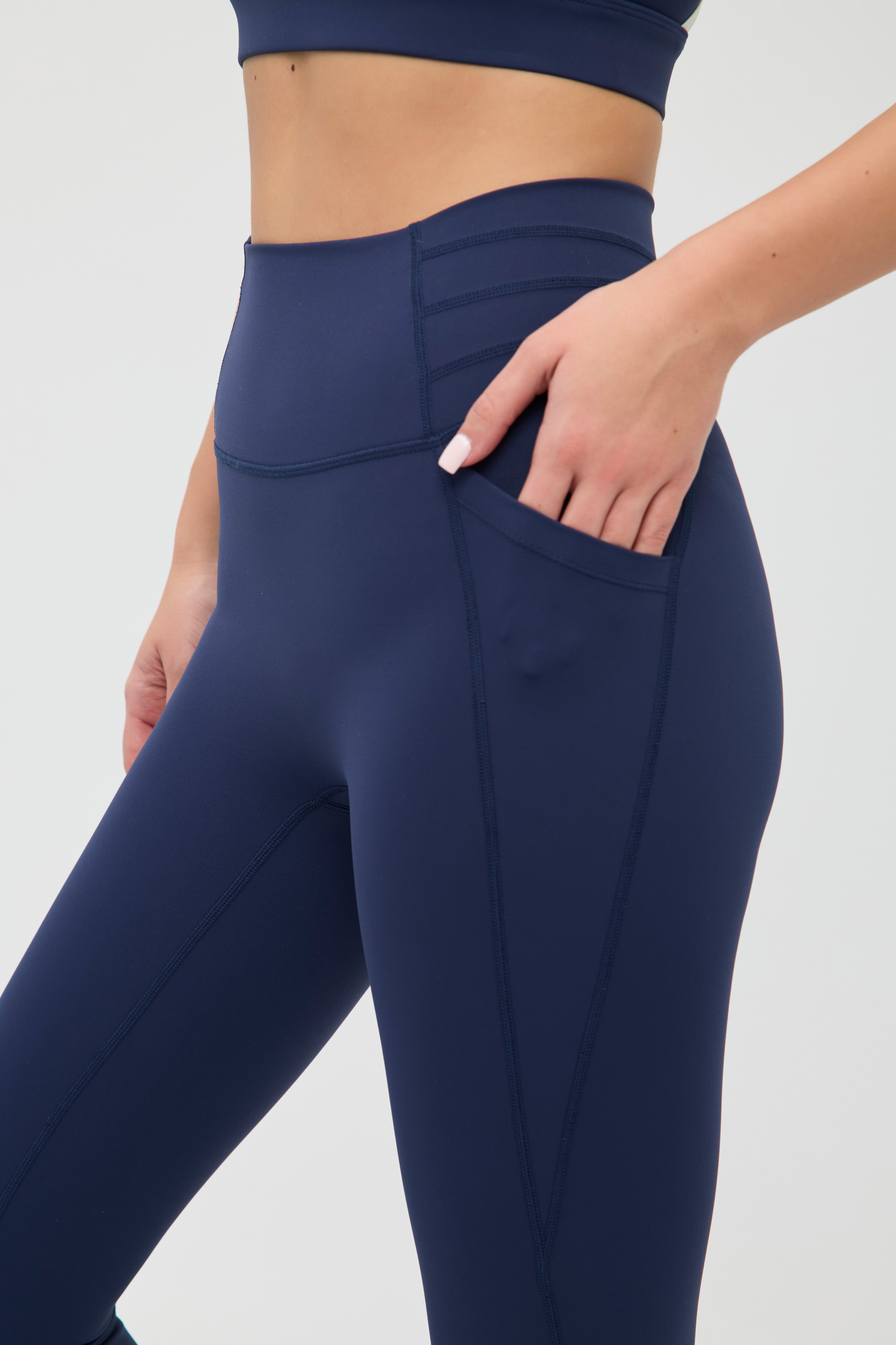 Legging Sculptant taille haute Marine