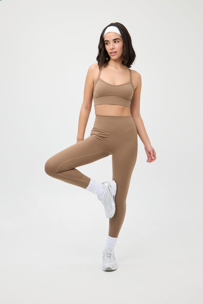 Legging Hybride taille haute Mocha